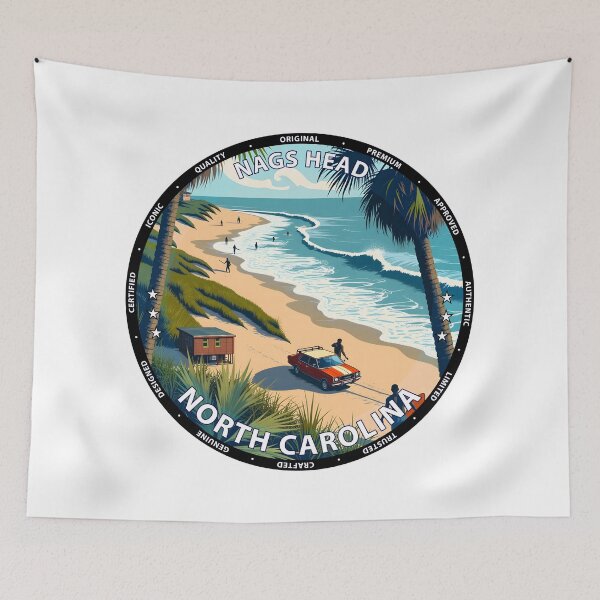 Item preview, Nags Head – North Carolina USA - Surf lifestyle sandy point break waves designed and sold by inkNext.