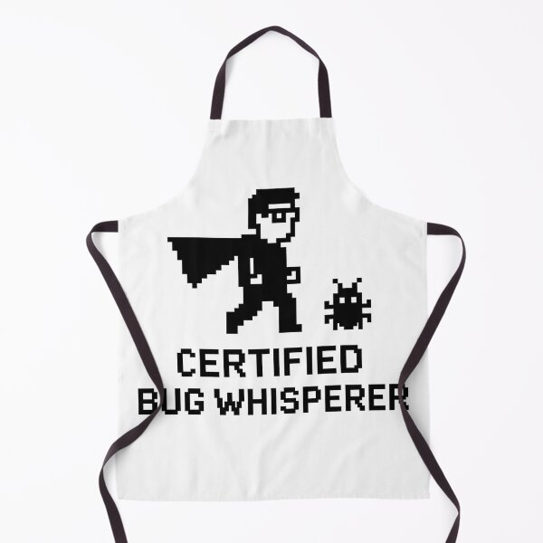 Item preview, Certified Bug Whisperer | Funny Developer Pixel Art T-Shirt designed and sold by WiserShop.