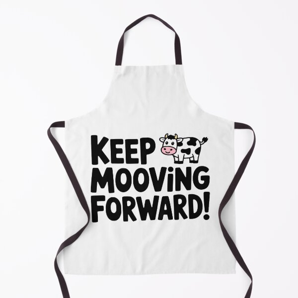 Item preview, Keep Mooving Forward! Cute Cow Pun designed and sold by PMCreative.