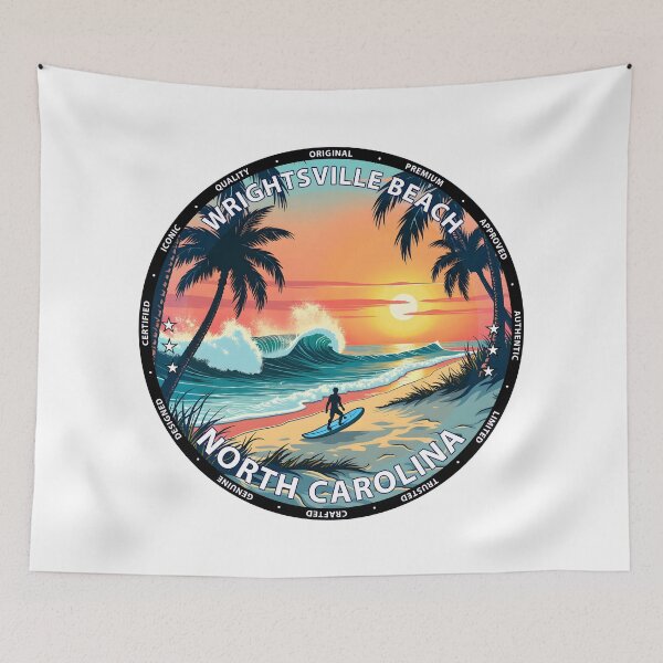 Item preview, Wrightsville Beach – North Carolina USA - Surf lifestyle family-friendly waves designed and sold by inkNext.