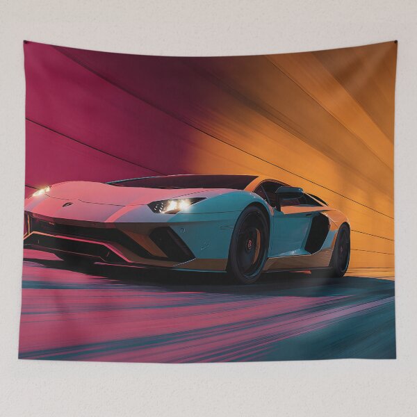 Item preview, Lamborghini LP780-4 Ultimae Exotic Car Canvas – Bold Wall Artwork designed and sold by AutoPopStudio.