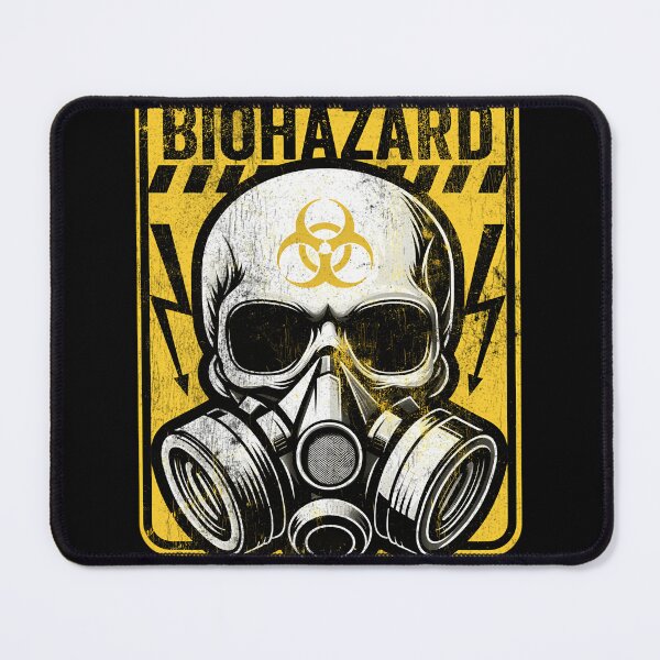 Item preview, Biohazard Grunge Skull Caution Sign designed and sold by OswaldArmstrong.