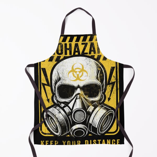 Item preview, Biohazard Grunge Skull Caution Sign designed and sold by OswaldArmstrong.