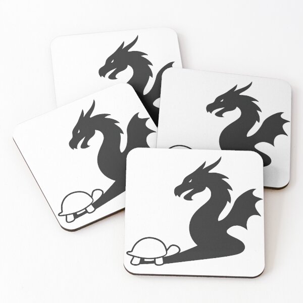 Item preview, Minimalist Turtle and Dragon Shadow Concept Art | Strength in Stillness designed and sold by Pixcelcosmic.
