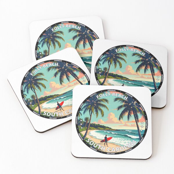 Item preview, Folly Beach – South Carolina USA - Surf lifestyle charming Atlantic waves designed and sold by inkNext.