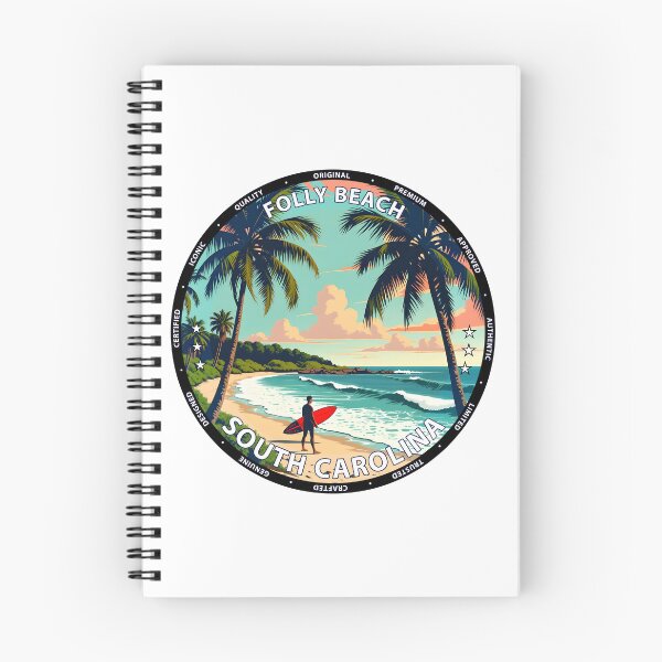 Item preview, Folly Beach – South Carolina USA - Surf lifestyle charming Atlantic waves designed and sold by inkNext.