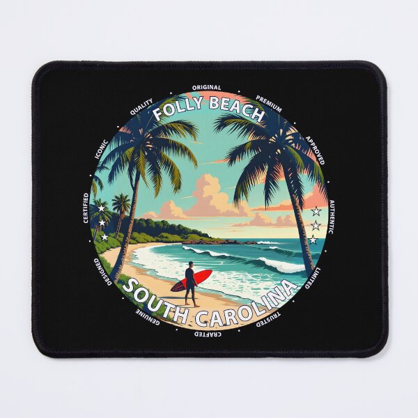 Item preview, Folly Beach – South Carolina USA - Surf lifestyle charming Atlantic waves designed and sold by inkNext.
