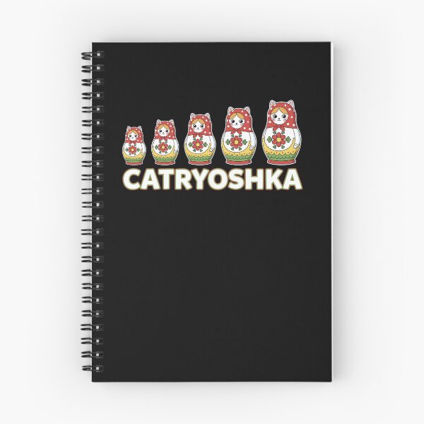 Item preview, Catryoshka Funny Russian Nesting Doll Cat Pun designed and sold by elderberry.
