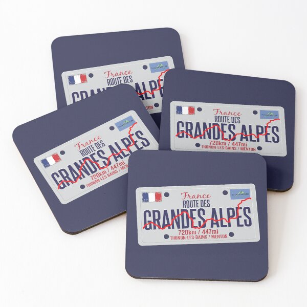 Item preview, Route des Grandes Alpes France Sticker T-Shirt 03 designed and sold by OuterShellUK.