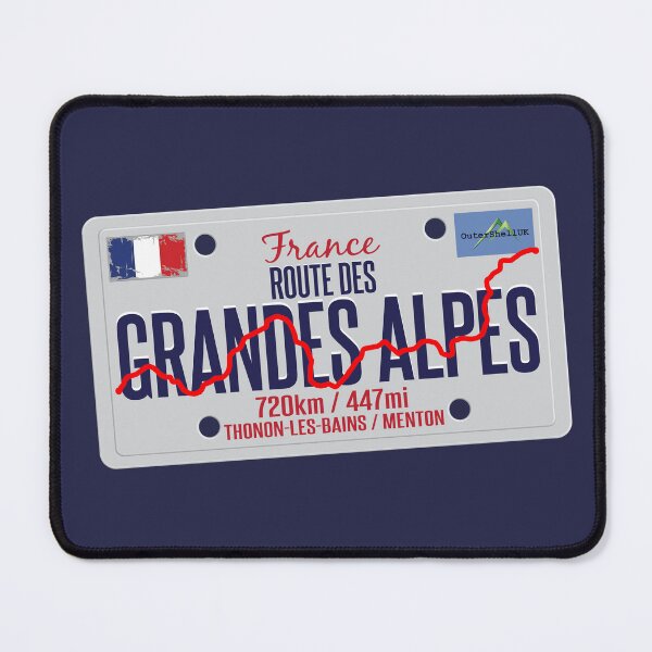 Item preview, Route des Grandes Alpes France Sticker T-Shirt 03 designed and sold by OuterShellUK.