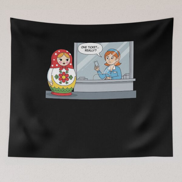 Item preview, Russian Nesting Doll Funny Matryoshka Pun Humor designed and sold by elderberry.