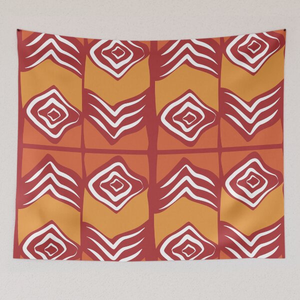 Item preview, Bogolan patterns designed and sold by Wolagno.