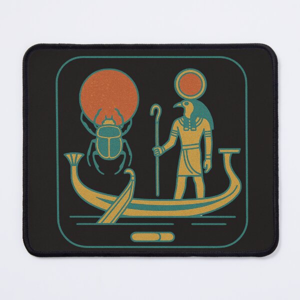 Item preview, Ancient Egyptian Ra Sun God Scarab Beetle Pharaoh Solar Barque Mythology Art designed and sold by Eye Of Horus.