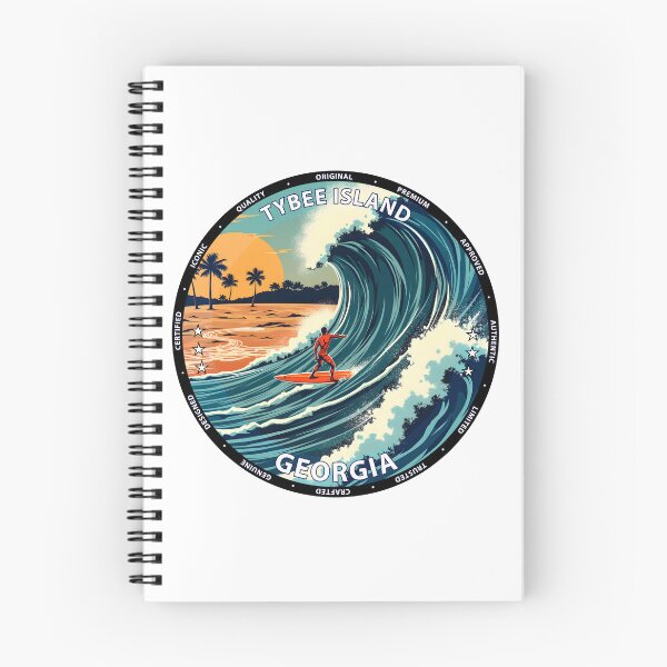 Item preview, Tybee Island – Georgia USA - Surf lifestyle coastal Atlantic waves designed and sold by inkNext.
