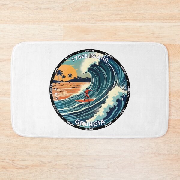 Item preview, Tybee Island – Georgia USA - Surf lifestyle coastal Atlantic waves designed and sold by inkNext.