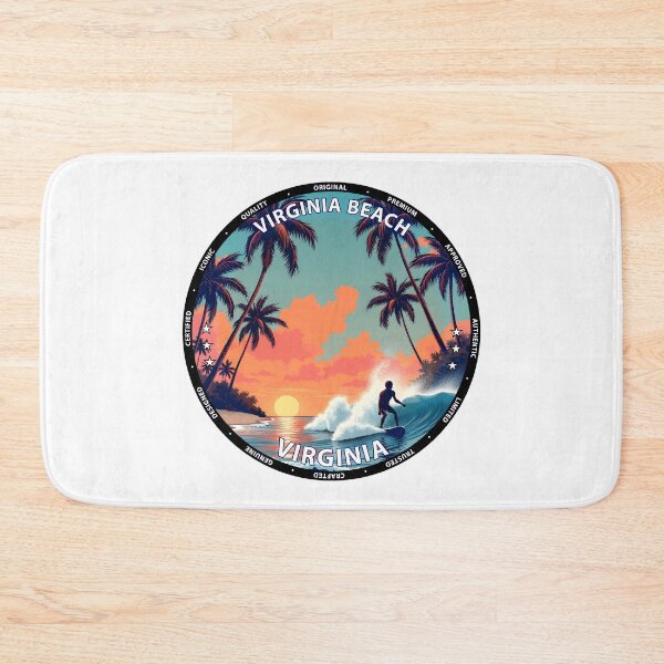 Item preview, Virginia Beach – Virginia USA - Surf lifestyle iconic Atlantic waves designed and sold by inkNext.