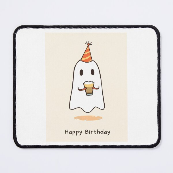 Item preview, Coffee cappucino birthday boo ghost halloween christmas spooky pumpkin autumn cute funny designed and sold by CheeseBlueprint.