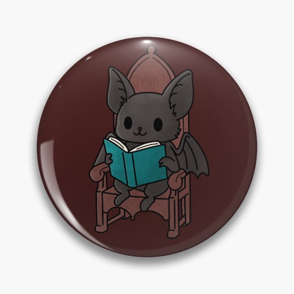 Item preview, Medieval Bat – Gothic Bat Reading in Castle Chair  designed and sold by Brianna Alderfer.