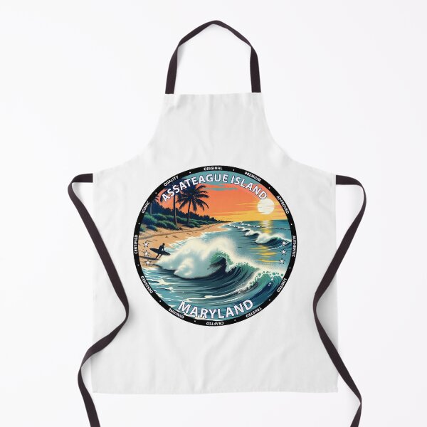 Item preview, Assateague Island – Maryland USA - Surf lifestyle wild coastal waves designed and sold by inkNext.