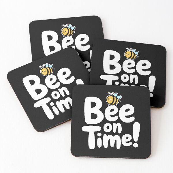 Item preview, Bee On Time! Funny Bee Pun designed and sold by PMCreative.