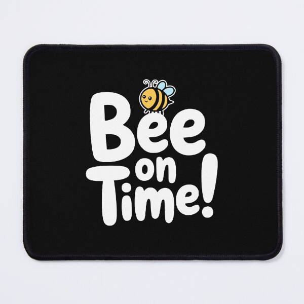 Item preview, Bee On Time! Funny Bee Pun designed and sold by PMCreative.