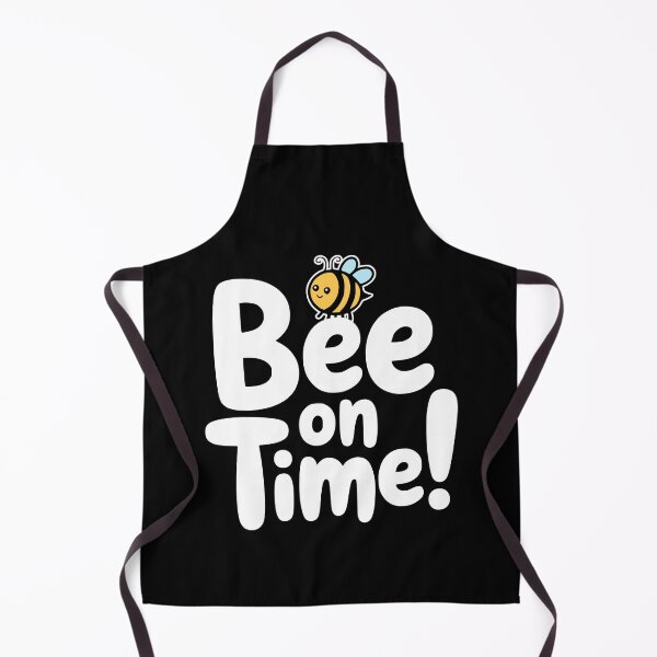 Item preview, Bee On Time! Funny Bee Pun designed and sold by PMCreative.
