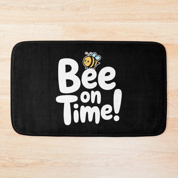 Item preview, Bee On Time! Funny Bee Pun designed and sold by PMCreative.