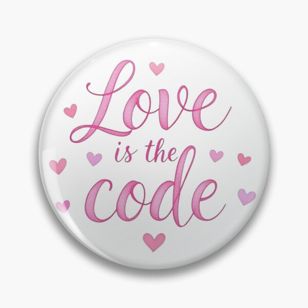 Item preview, Love Is The Code designed and sold by JusRight TT.