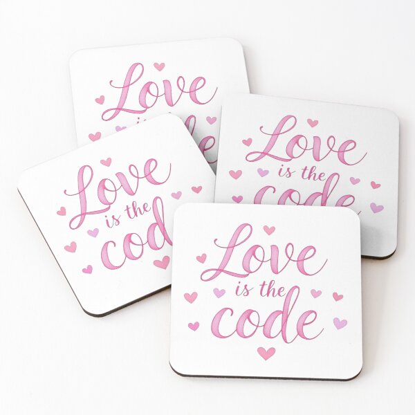 Item preview, Love Is The Code designed and sold by JusRight TT.
