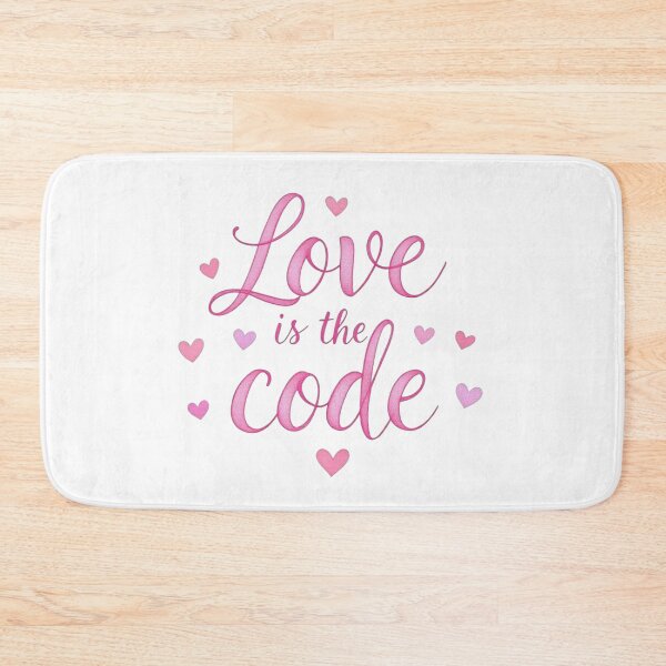 Item preview, Love Is The Code designed and sold by JusRight TT.