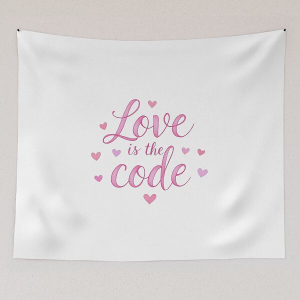 Item preview, Love Is The Code designed and sold by JusRight TT.