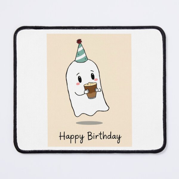 Item preview, Coffee cappucino birthday boo ghost halloween christmas spooky pumpkin autumn cute funny designed and sold by CheeseBlueprint.