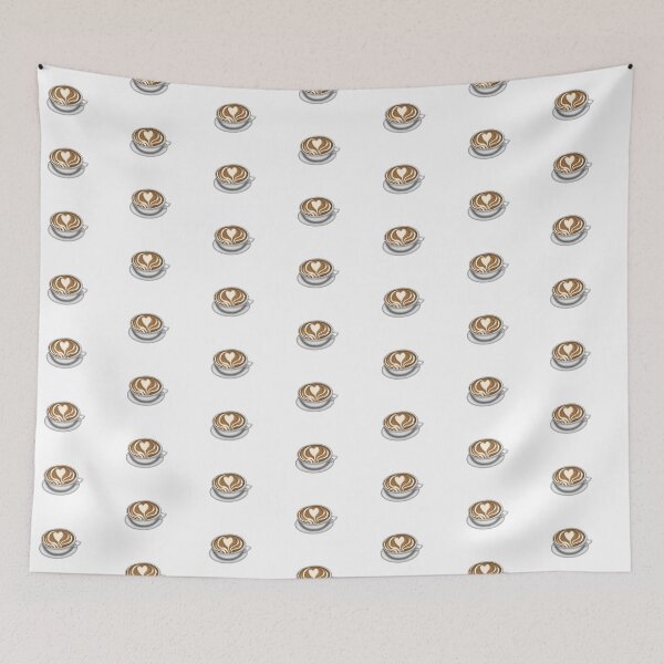 Item preview, White Cup Heart Coffee designed and sold by DesignsByChloeZ.