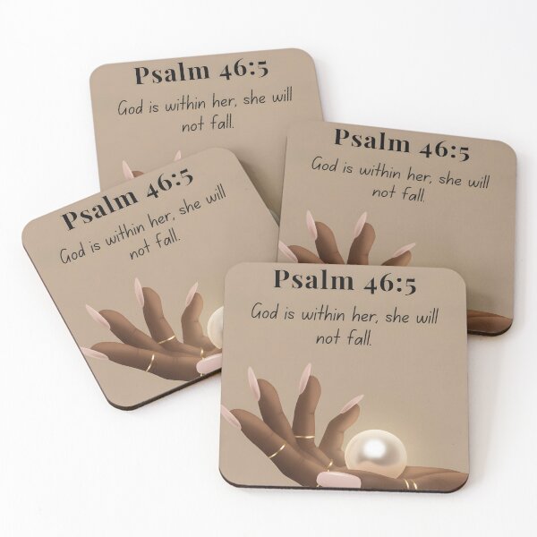 Item preview, Psalm 46:5 God Is Within Her Christian Wall Art designed and sold by Sandydesign.