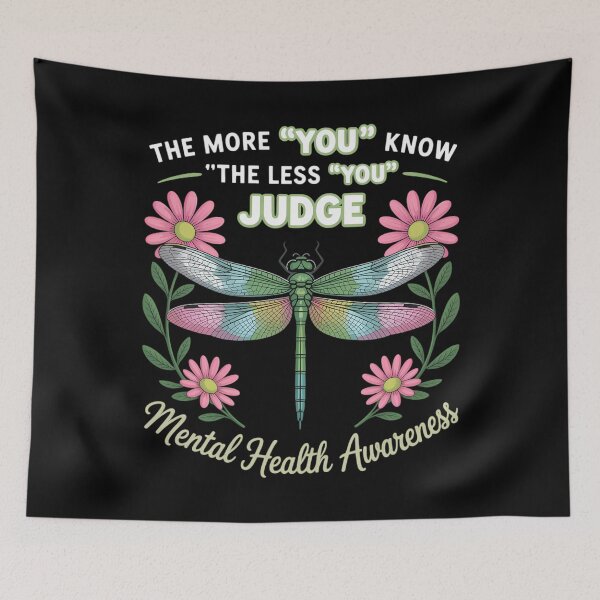 Item preview, Womens The More You Know The Less You Judge Mental Health Awareness designed and sold by DoorwayThreads.