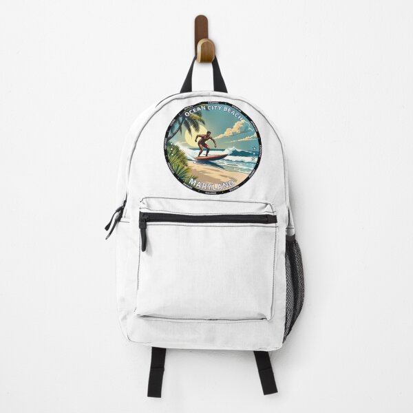 Item preview, Ocean City Beach – Maryland USA - Surf lifestyle classic beach waves designed and sold by inkNext.