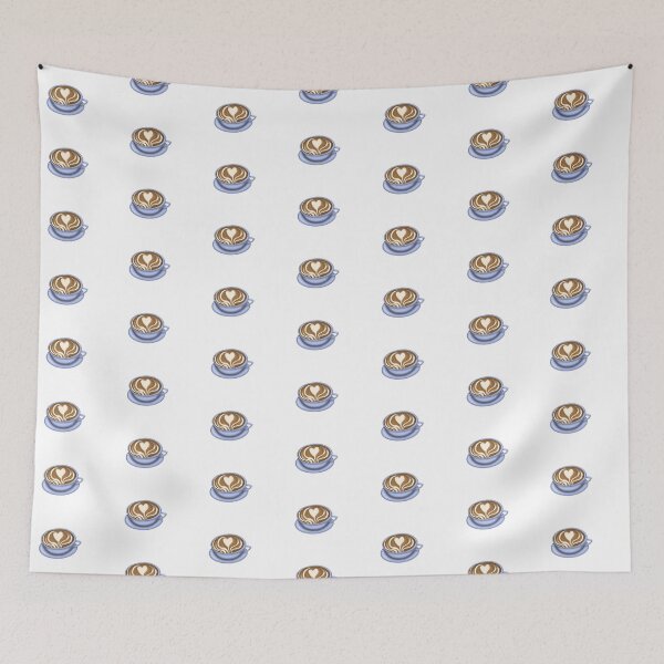 Item preview, Blue Cup Heart Coffee designed and sold by DesignsByChloeZ.
