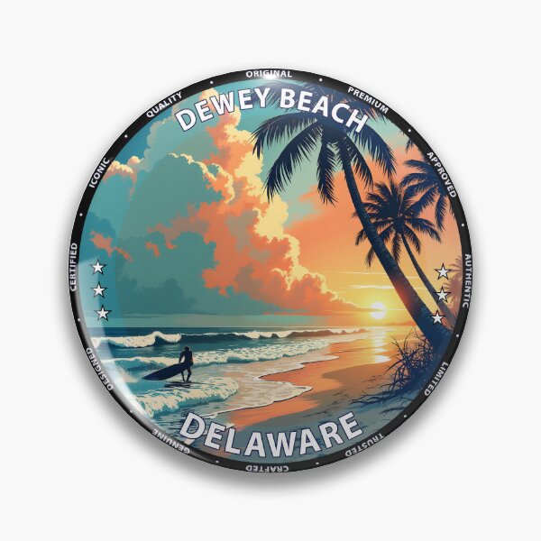 Item preview, Dewey Beach – Delaware USA - Surf lifestyle small but playful waves designed and sold by inkNext.