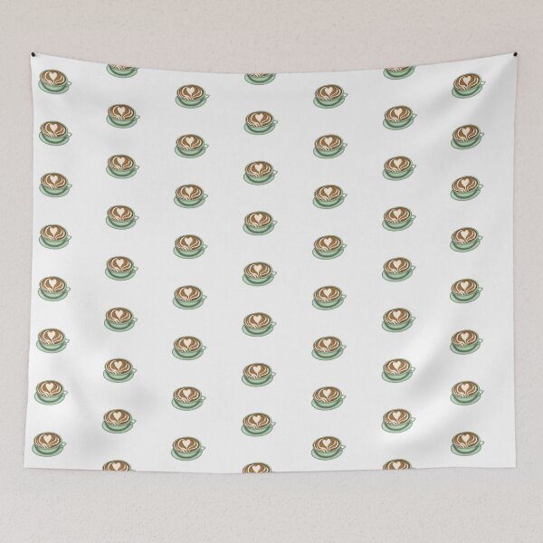 Item preview, Green Cup Heart Coffee designed and sold by DesignsByChloeZ.