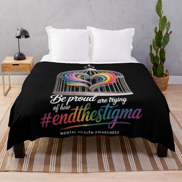 Item preview, Los asuntos de salud mental terminan con el estigma Conciencia de salud mental designed and sold by DoorwayThreads.