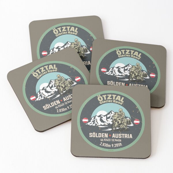 Item preview, Otztal Glacier Road Solden Austria Sticker & T-Shirt 01 designed and sold by OuterShellUK.