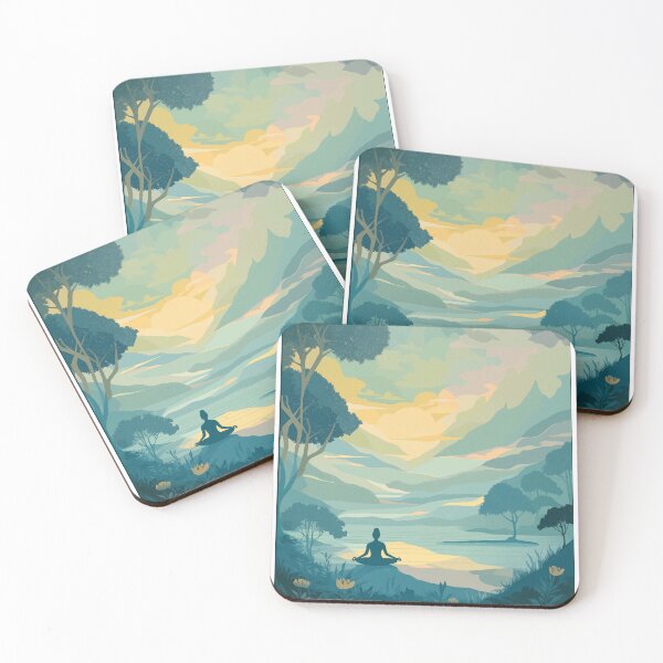 Item preview, Nature Yoga - Soothing Landscape designed and sold by MidArtForge.