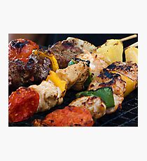 BBQ Skewers Photographic Print