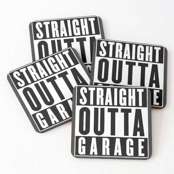 Item preview, Straight outta Garage (black and white) designed and sold by VEB Ostladen.
