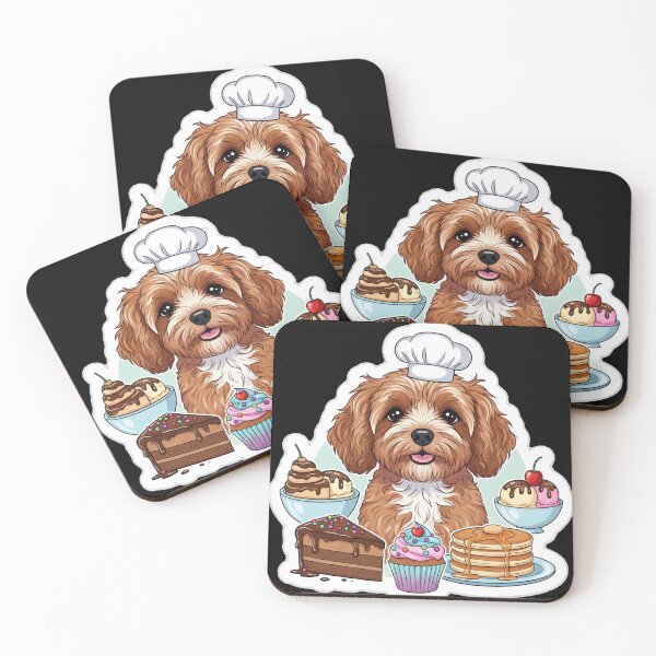 Item preview, Kawaii Cavapoo Dessert Lover Baker designed and sold by toppopin.