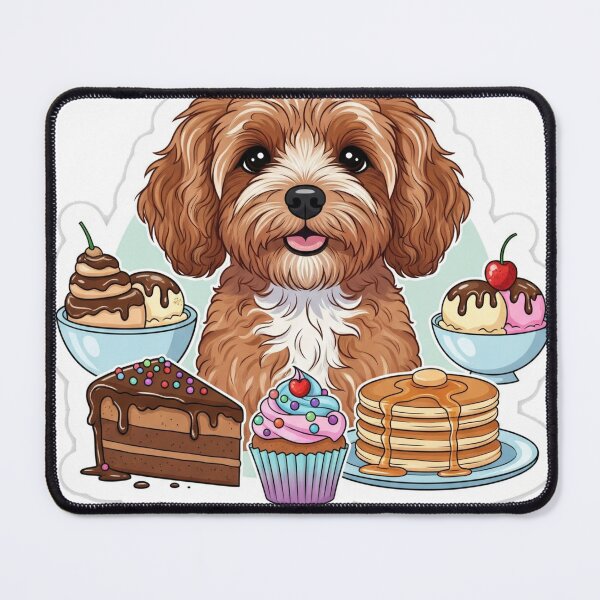 Item preview, Kawaii Cavapoo Dessert Lover Baker designed and sold by toppopin.