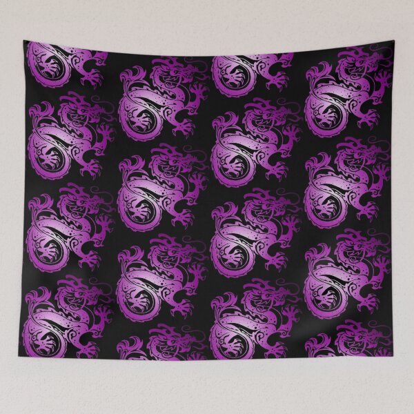 Item preview, The fire-breathing purple dragon designed and sold by AnnabellaRh.