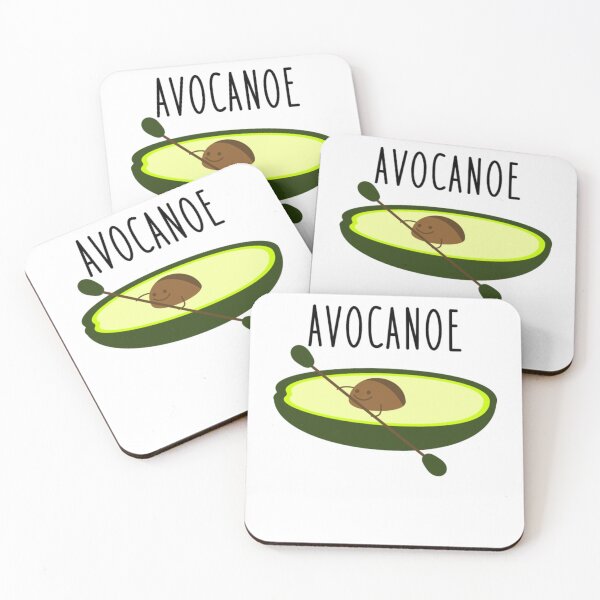 Item preview, canoe paddle boat avocado designed and sold by ritaaoliv.