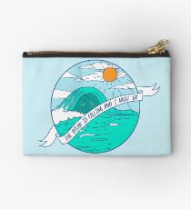 The Ocean is Calling and I Must Go Zipper Pouch