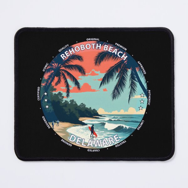 Item preview, Rehoboth Beach – Delaware USA - Surf lifestyle charming coastal waves designed and sold by inkNext.